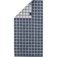 Cawö handdoek 959 campus 50x100 Nachtblau