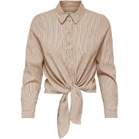 ONLY Blouse 'ONLLecey' mokka / wit