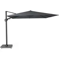 Platinum Zweefparasol Challenger T2 Black (300 x 300 cm)