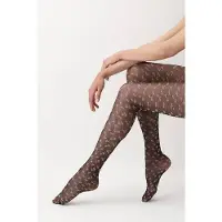 Oroblu Blossom Panty - Kleur Zwart -Maat L/XL