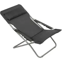 Lafuma Transabed BeComfort zonnestoel Becomfort dark grey