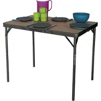 Eurotrail Campingtafel Balazuc - 100% Bamboe blad - 90x60x70/33cm