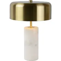 Lucide MIRASOL - Tafellamp - Ø 25 cm - 3xG9 - Wit