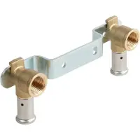 Henco pers muurplaatbeugel 1/2"x16mm 150mm