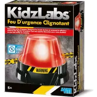 4M Wetenschap En Spel - Bouw Je Eigen Knipperend Noodlicht - Bouwpakket - KidzLabs - 5 Jaar