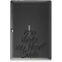 B2Ctelecom Lenovo Tab 10 | Tab 2 A10-30 Back cover met naam Heart Smile
