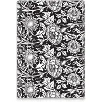 B2Ctelecom Lenovo Tab 10 | Tab 2 A10-30 Siliconen Hoesje Black Flowers