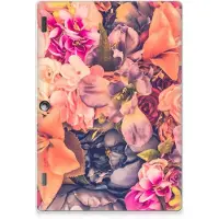 B2Ctelecom Lenovo Tab 10 | Tab 2 A10-30 Siliconen Hoesje Bosje Bloemen