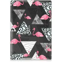 B2Ctelecom Lenovo Tab 10 | Tab 2 A10-30 Back Case Flamingo Triangle