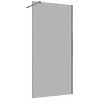 Guido Gusto Inloopdouche 40x200 8mm Nano glas chroom serie Silvio Rookglas
