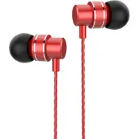 Lenovo HF118 Metal oordopjes - Rood