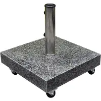 AVH-Collectie AVH parasolvoet 40 kg met 4 wielen graniet