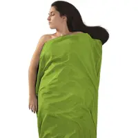 Sea to Summit Silk Cotton Liner (Maat standard rectangular, Groen)