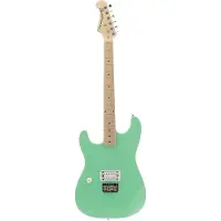 Fazley Custom Series Hot Rod V2 FTD182 Surf Green LH linkshandige elektrische gitaar met vaste brug