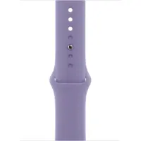 Apple Watch 42/44/45 mm Siliconen Horlogeband Sport Engelse lavendel