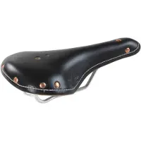 Selle Monte Grappa Zadel, Monte Grappa, Monte Grappa zadel, oude modellen, sport, leer, zwart