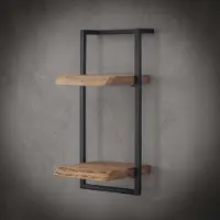 Gister&Vandaag Wandplank Eddie 30 cm bij 65 cm | 2 planken, Rechthoek, Wandplank Eddie