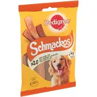 Pedigree 6x - - Schmackos - Gevogelte Mix - 6 verpakkingen van 20 stuks