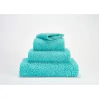 Abyss & Habidecor Washandje Super Pile Turquoise (17 x 22 cm)
