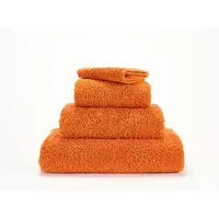 Abyss & Habidecor Washandje Super Pile Tangerine (17 x 22 cm)