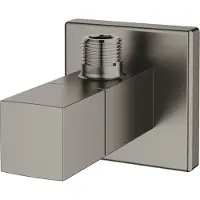 GROHE Hoekstopkraan eurocube hard graphite geborsteld