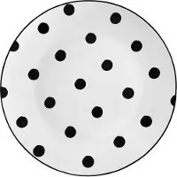 Clayre & Eef Witte Groot bord Ø 26*2 cm BDFP