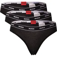HUGO String zwart / wit