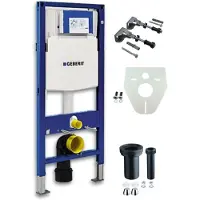 Geberit Duofix frame voor hangtoilet met Sigma inbouwreservoir 12 cm, voor gipsplaatmontage