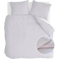 Walra Dekbedovertrek Vintage Cotton - 140x220 - 100% Katoen - Lila