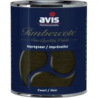 Avis transparante impregneer 1L zwart