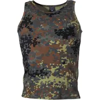 MFH US Tanktop - Bundeswehr Vlekkencamouflage - 170 g/m² - Maat L