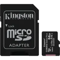 Kingston Technology Canvas Select Plus flashgeheugen 64 GB MicroSDXC Klasse 10 UHS-I - Inclusief Adapter