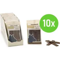 Beeztees lam en rijst strips 150 gram - hondensnack - 10 verpakkingen