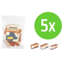 Beeztees Kauwbotjes Met Kip 12 Stuks - hondensnack - 5 verpakkingen