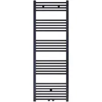 SaniGoods Base handdoek radiator 160x60 828 watt MO aansluiting mat zwart