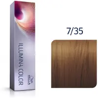 Wella Illumina Color 60 ml 7/35 Mittelblond Gold-Mahagoni