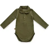 Frogs and Dogs - kraamcadeau / baby- meisjes - romper - jungle - Khaki - maat 68