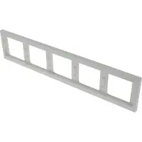 Berker Afdekraam | | K1 (5-voudig, Wit)