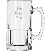 Libbey Gegraveerde Bierpul 1ltr De Beste Zus