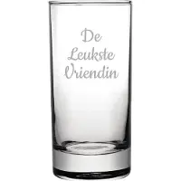 Fusion Gegraveerde longdrinkglas 28,5cl De Leukste Vriendin