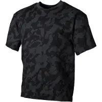MFH - US T-Shirt - korte mouw - Night camo - 170 g/m² - MAAT 5XL