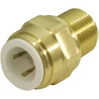 John guest messing puntstuk buitendraad 1/2"x15mm
