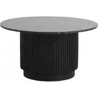 Nordal A/S ERIE ronde salontafel - zwart marmeren blad