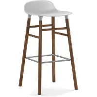 Normann Copenhagen Barstoel Form Barstool 75 cm Walnut White