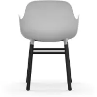 Normann Copenhagen Stoel Form Armchair Black Oak White