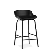 Normann Copenhagen Hyg barkruk metalen poten 65 cm Zwart
