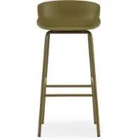 Normann Copenhagen Barstoel Hyg Steel 75 cm Olive