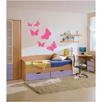 Coart By Artikel Muursticker Vlinders, set van 6