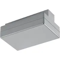 BES LED Spanningsrail Voedingsconnector met Fasewisselaar - Trion Dual - 2 Fase - Mat Titaan