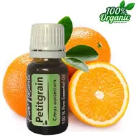 Pure Naturals Petitgrain etherische Olie 10 ml | Petitgrain Oil | 100% PUUR | Bio | Essentiële olie Aromatherapie | Olie diffuser | Geschikt voor inname |